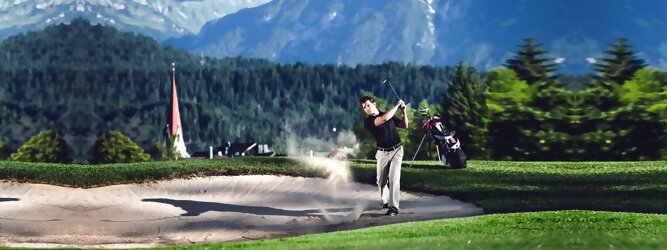 Stadt Urlaub Innsbruck - Das Mieminger Plateau ist ein wahres Paradies für Golfbegeisterte. Der Golfpark Mieminger Plateau mit 27 Löchern ist perfekt in die traumhafte Landschaft Tirols eingebettet und bietet eine einzigartige Kombination aus Spielvergnügen und atemberaubender Naturkulisse.